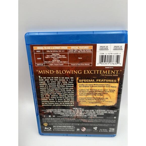 I Am Legend (Blu-ray, 2007) - Picture 2 of 4